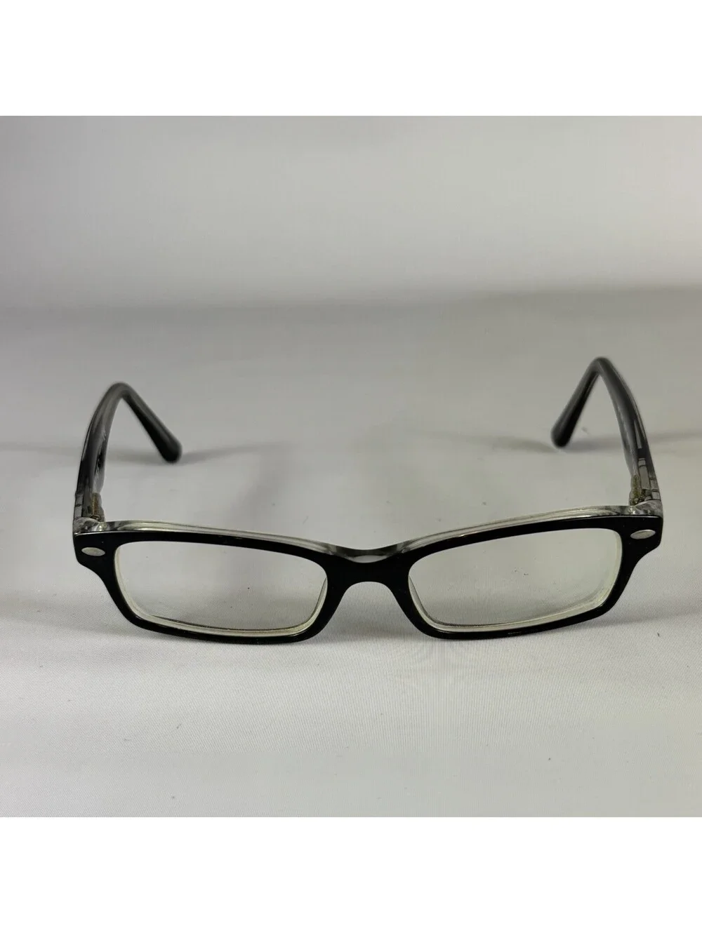 Ray-Ban Eyeglasses RB1530 3529 Glossy Black/Clear Crystal 48-16-130 Frames ONLY